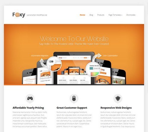 Foxy-WordPress-Theme