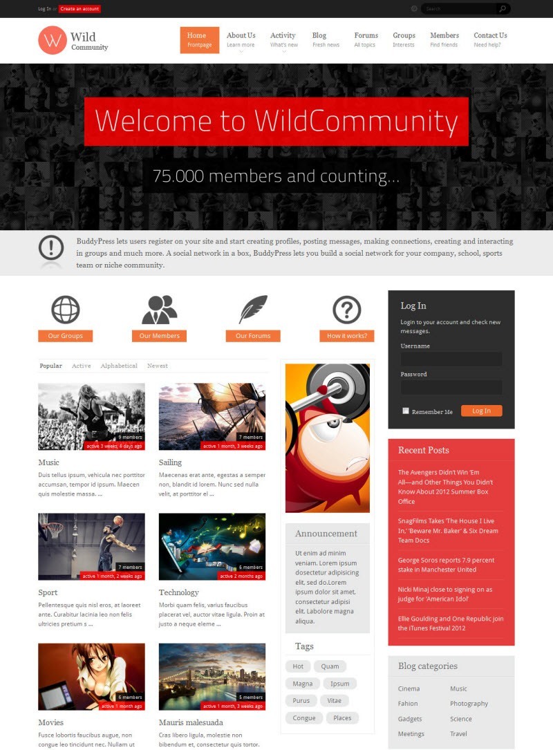 wildcommunity-plantillas-wordpress